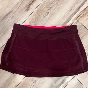 Lululemon Pace Rival skirt size 8
